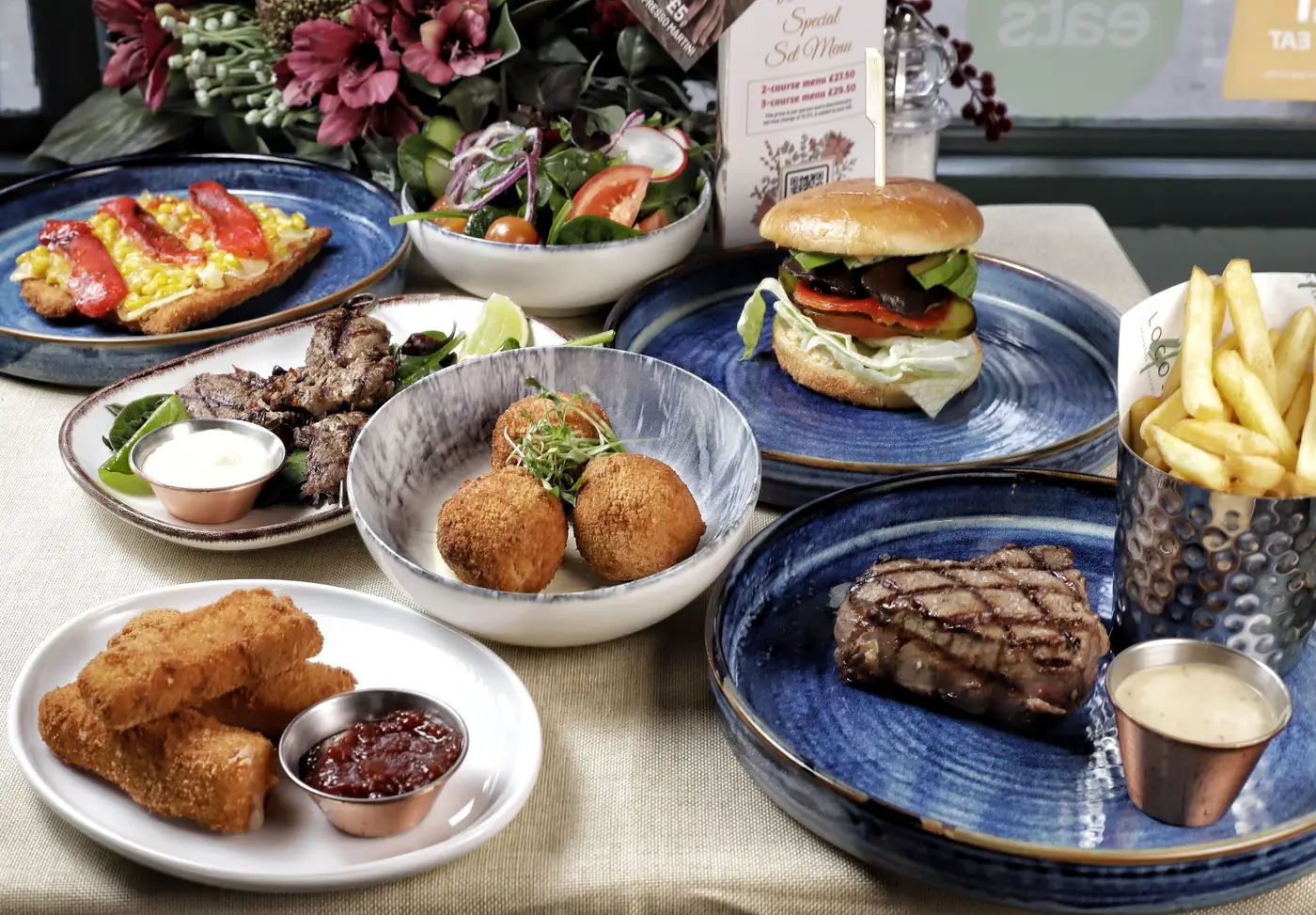 Summer set menu in croydon